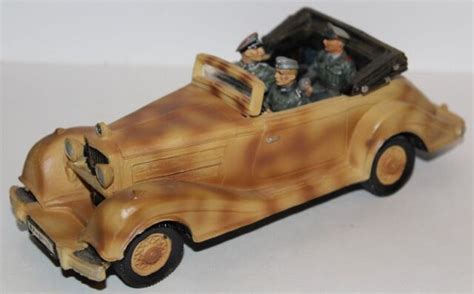 King And Country Ww2 German Army Ws022 Rommel Staff Car Set Mib For Sale