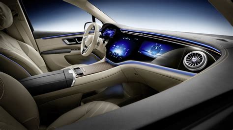Mercedes Benz Eqs Suv Interior Shows Its Screens And Seats To The World