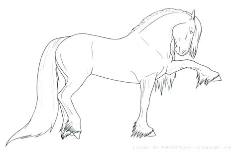 Draft Horse Coloring Sheets Coloring Pages