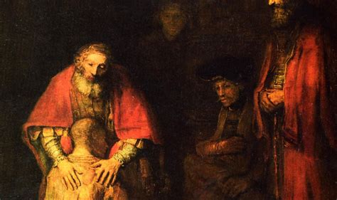 Rembrandts Painting The Return Of The Prodigal Son Rachel Shockey