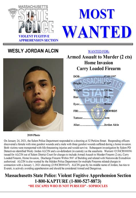 Most Wanted State Police Asking For Public’s Help In Locating Suspects Wwlp