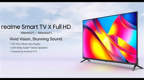 Realme Smart Tv X Fhd Series Launched In India Alongside Realme Gt Neo 3