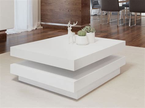 Finished in glass, white, grey & black. White High Gloss Contempo Square Coffee Table