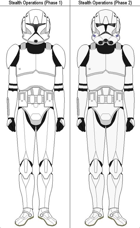 Stealth Operations Clone Trooper Template Star Wars