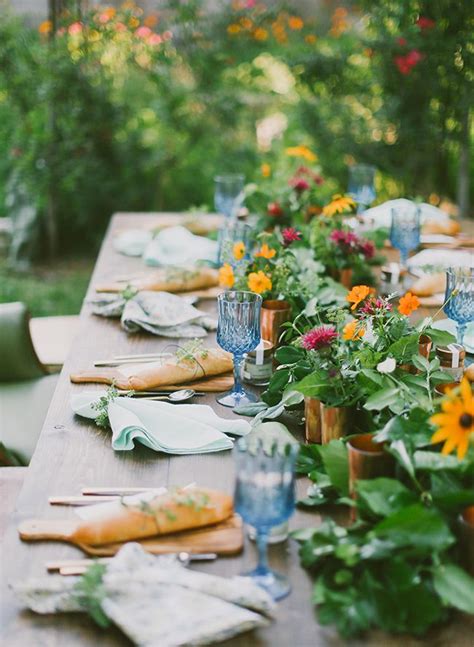 Backyard Farm To Table Dinner Party Inspired By This Backyard Table
