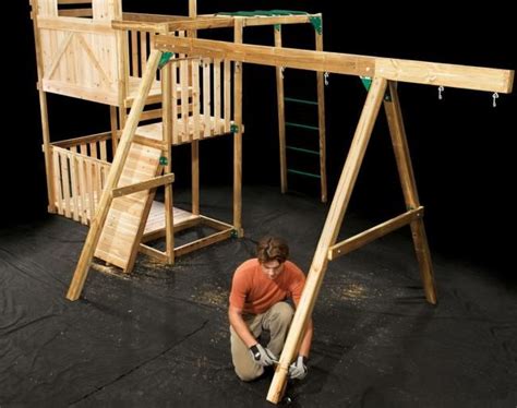 Diy Swing Set And Playhouse Build Your Own Blackdecker In 2020