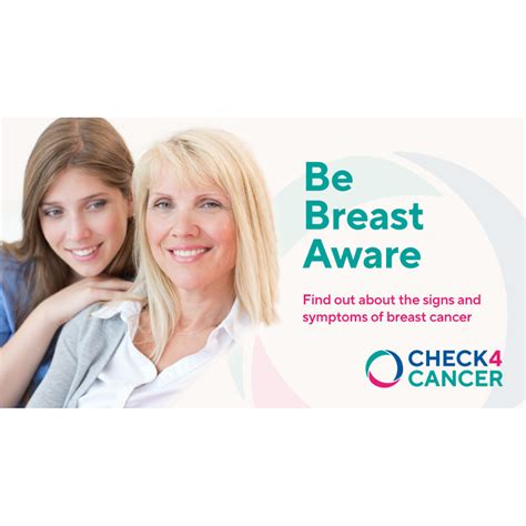 Be BreastAware Find Out About The Signs And Symptoms Of Breast Cancer