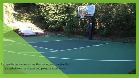 How To Resurface And Repair The Basketball Court
