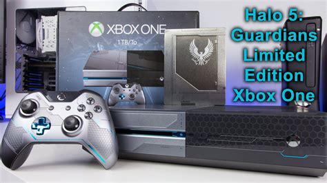 Halo 5 Guardians Limited Edition Console Unboxing Review Youtube