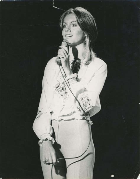 Unknown Olivia Newton John Portrait Of Her Singing In 1972 For Sale