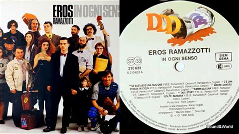 Eros Ramazzotti In Ogni Senso Vinyl LP Album YouTube