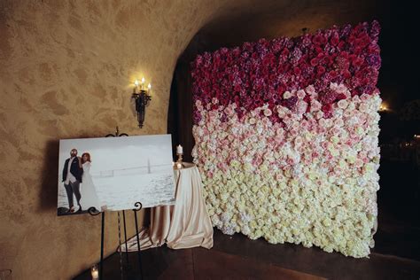 We Love Creating Gorgeous Flower Walls This Was The Dramatic Entrance