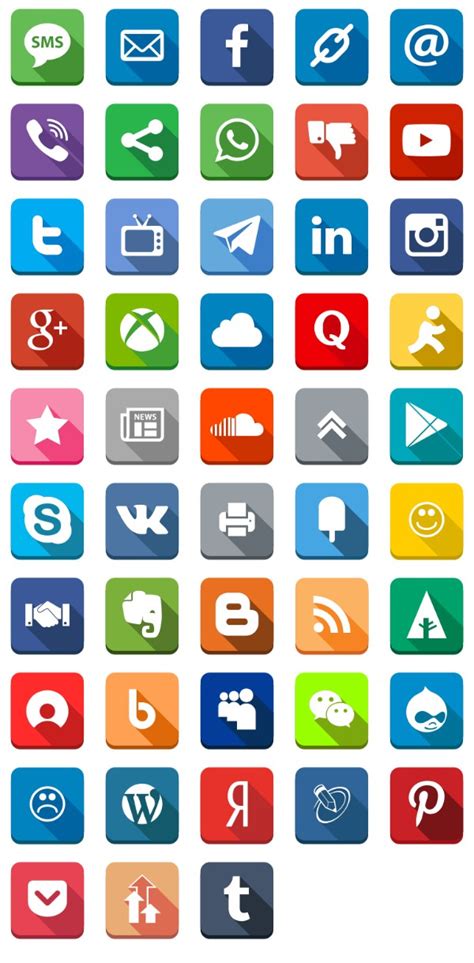 Social Buttons Icons Free Icon Packs Ui Download