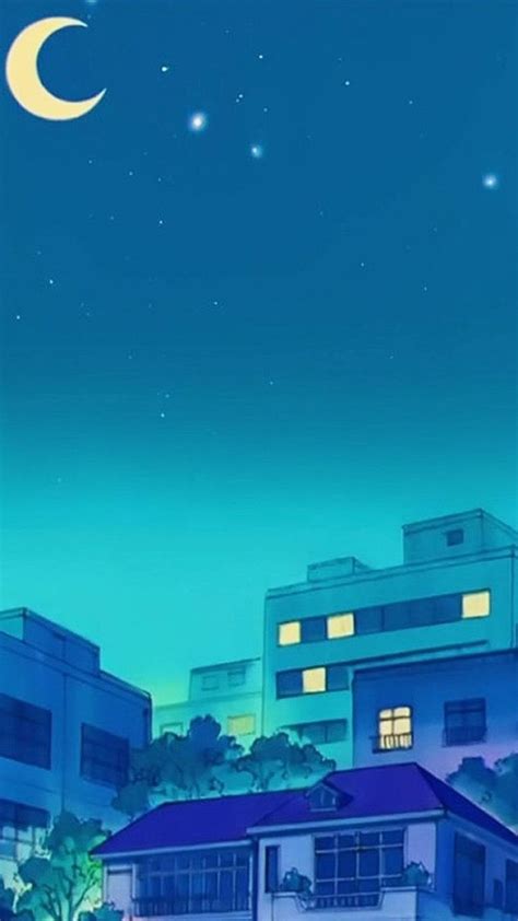 Anime City Aesthetic Wallpaper Posted By Christian Garrett