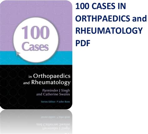 100 Cases In Orthopaedics And Rheumatology Pdf Download Free2021