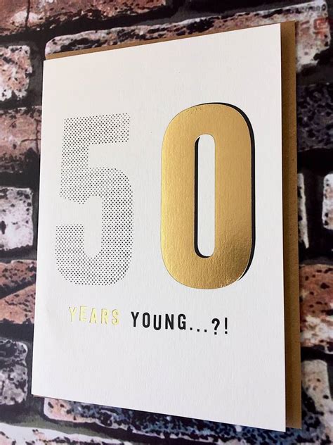 Check spelling or type a new query. 50th Birthday Card By Velvet Olive | notonthehighstreet.com