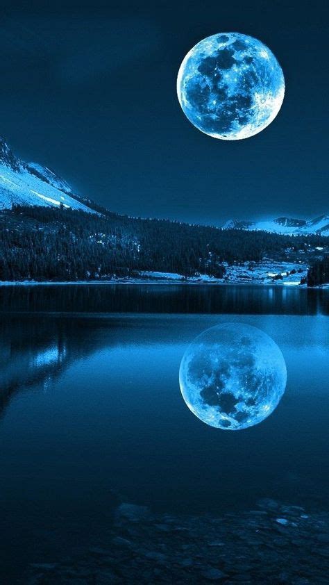 Moon Light Night Mobile Phone Wallpaper Resimler Peyzaj