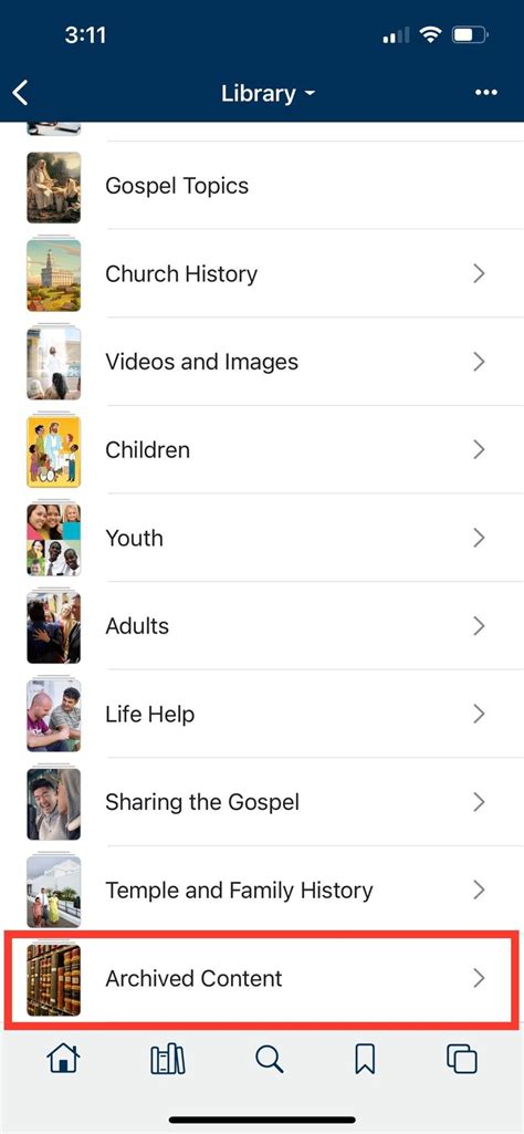 Archive on ChurchofJesusChrist.org