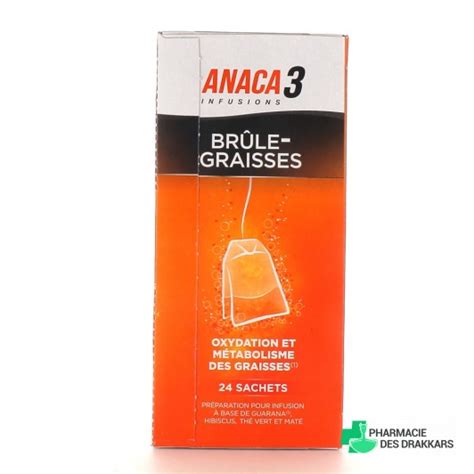 Anaca3 Infusion Brûle Graisses 24 Sachets