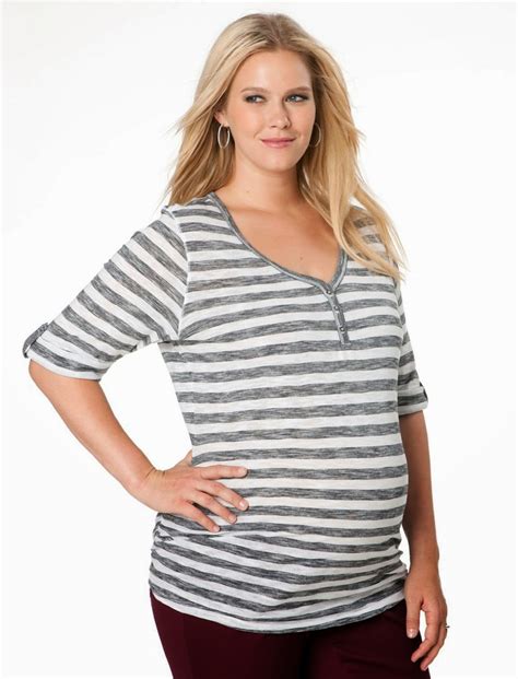 Dress Comfortably In Plus Size Maternity Tops All About Fashion