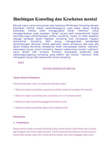 Download Buku Zakiah Daradjat Kesehatan Mental-Manfaat Mempelajari Kesehatan Mental Bagi Konselor Cara 