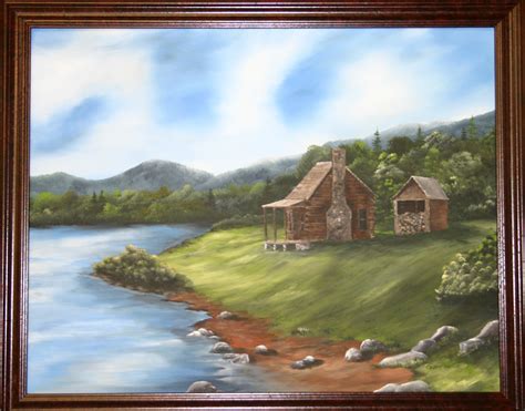 Acrylic Paintings Blue Ridge Mountains