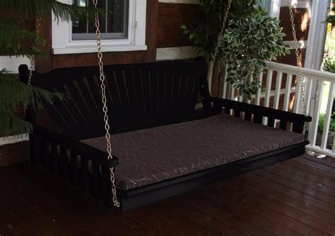 Fan Back Pine Swing Bed By Aandl Furniture Magnolia Porch Swings