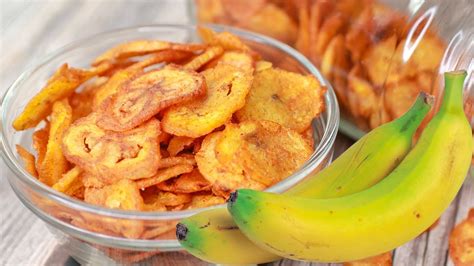 Crispy Banana Chips Recipe Homemade Banana Chips Recipe Tea Time