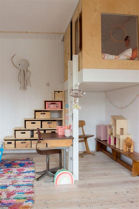 Erstaunlich hochbett treppe mit stauraum kinderhochbett. Ein sicheres Hochbett mit Stauraum {DIY} - HEIMATBAUM ...
