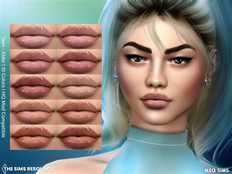 Lipstick Nb56 By Msqsims From Tsr Sims 4 Downloads