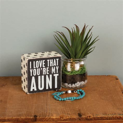 Youre My Aunt Box Sign Primitives By Kathy