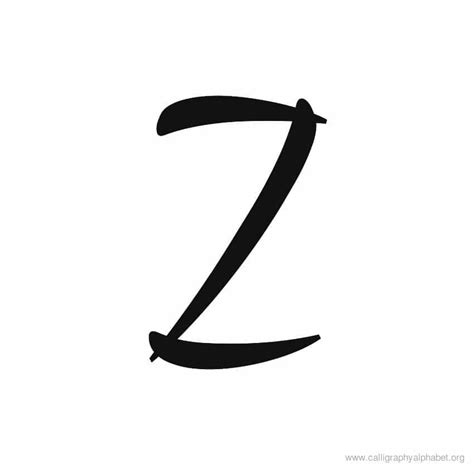 Maybe you would like to learn more about one of these? Calligraphy Alphabet Z | Alphabet Z Calligraphy Sample Styles