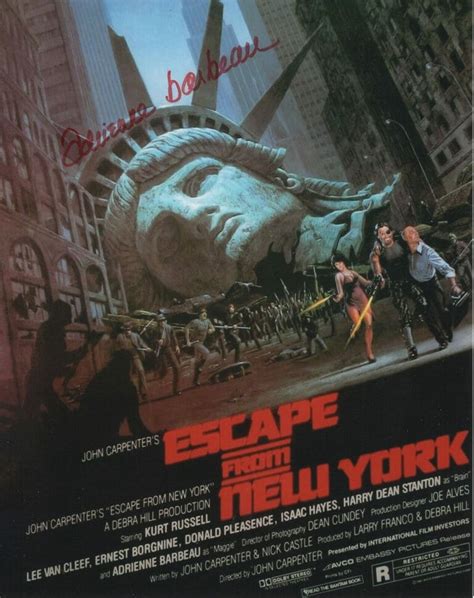 Adrienne Barbeau Signed X Photo Escape From New York Coa Autographia