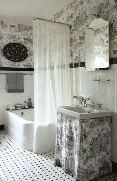 Pin By Nicola Scott On Toile De Jouy Country Style Bathrooms French