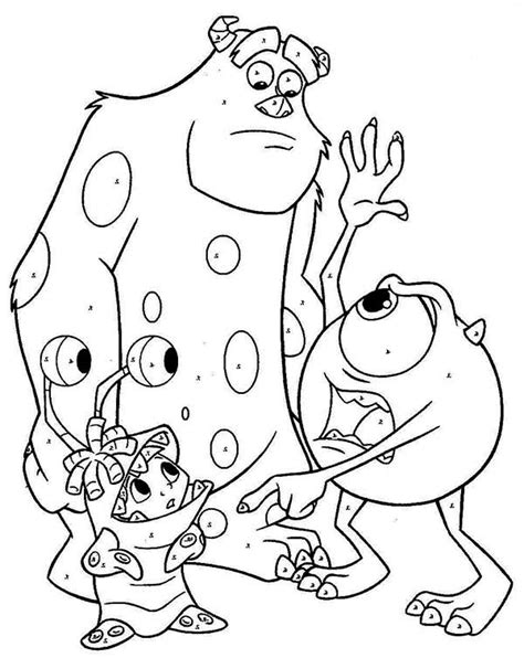 Mike Monsters Inc Coloring Pages Boringpop