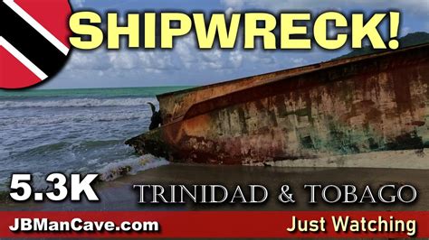 Shipwreck Grande Riviere Beach Trinidad And Tobago Caribbean 53k