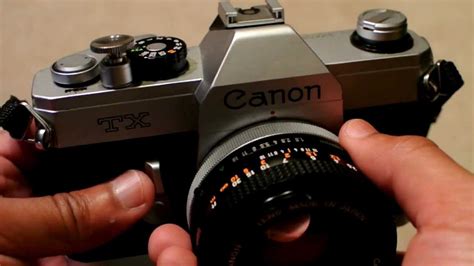 Canon Tx Vintage Slr Camera Youtube
