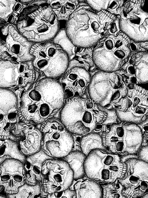 Pile Of Skulls T Shirt By Joerycampos Redbubble
