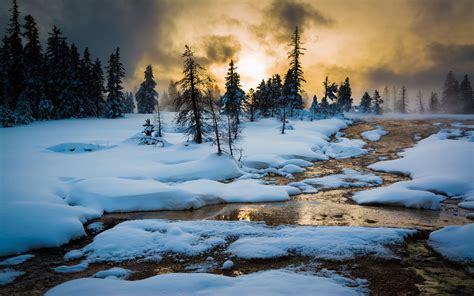 Yellowstone National Park Full Hd Wallpaper And Background Image