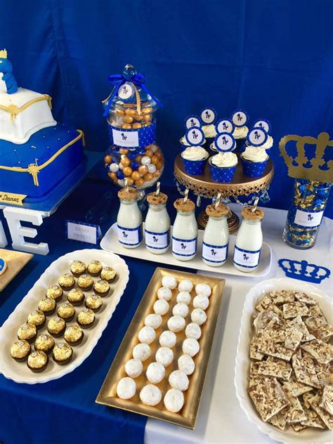 Royalty Blue & Gold Birthday Party Ideas | Photo 5 of 7 | Catch My Party