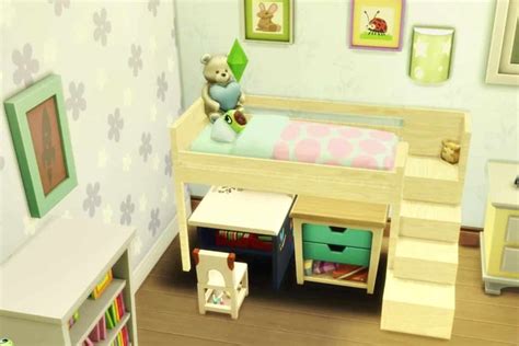 One Amazing Modder Has Created Functional Cc Bunk Beds In The Sims 4