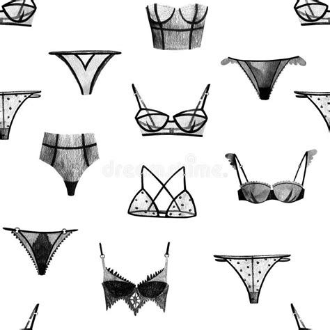 Sexy Woman Silk Luxury Lingerie Stock Illustrations 14 Sexy Woman