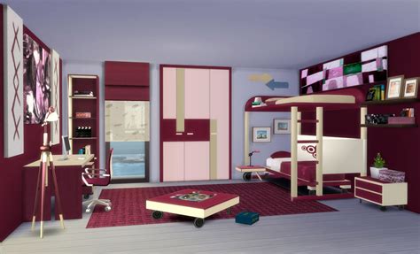 Sims 4 Ccs The Best Bedroom For Kids By Pqsims4