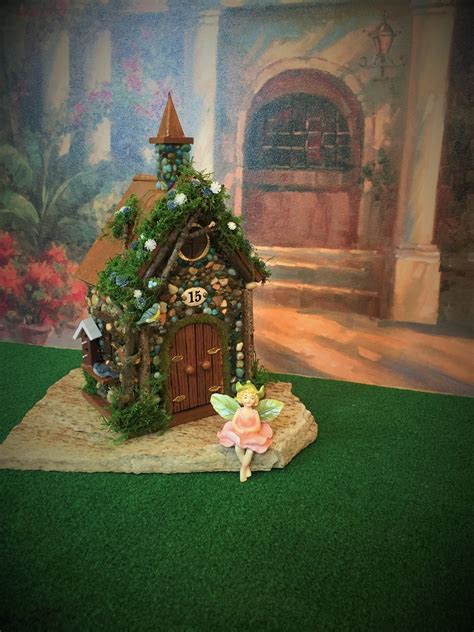 Fairy House Fairy House With Lights Outdoor Fairy Houses Etsy