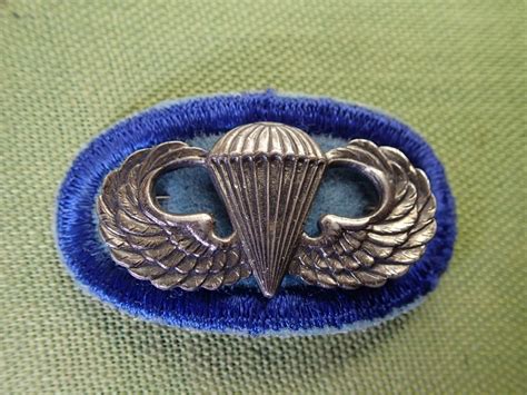 My Ww2 Hallmarked Jump Wing And Oval Assemblage So Far Airborne