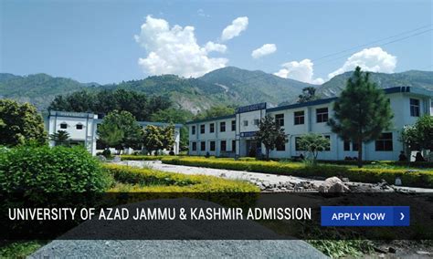 University Of Azad Jammu And Kashmir Admission 2023 2024