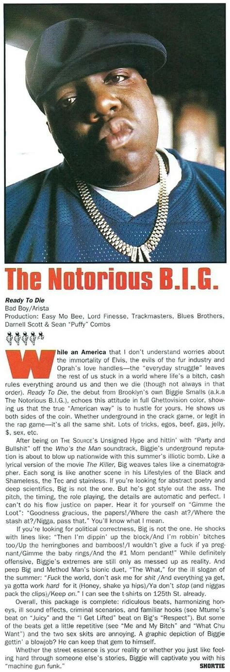 Biggie Smalls Debut Album Ready To Die Hip Hop Artists Hip Hop Rap