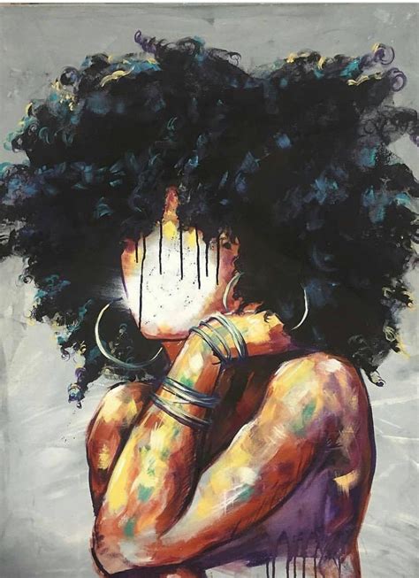 Art Black Love Black Art Painting Black Artwork Woman Painting