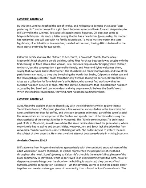 To kill a mockingbird:chapter 13. 😍 Summary chapter 13 to kill a mockingbird. To Kill a ...