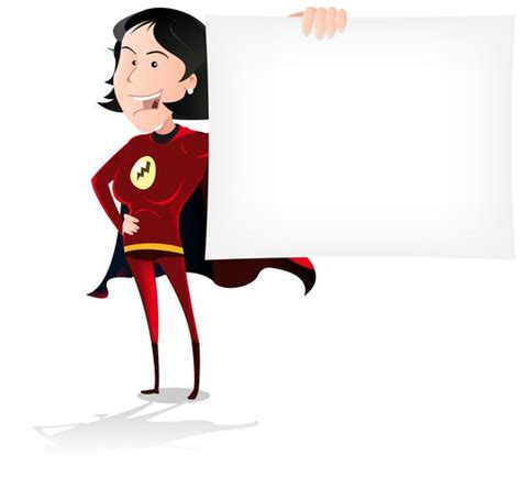 Super Hero Woman Banner 263298 Vector Art At Vecteezy